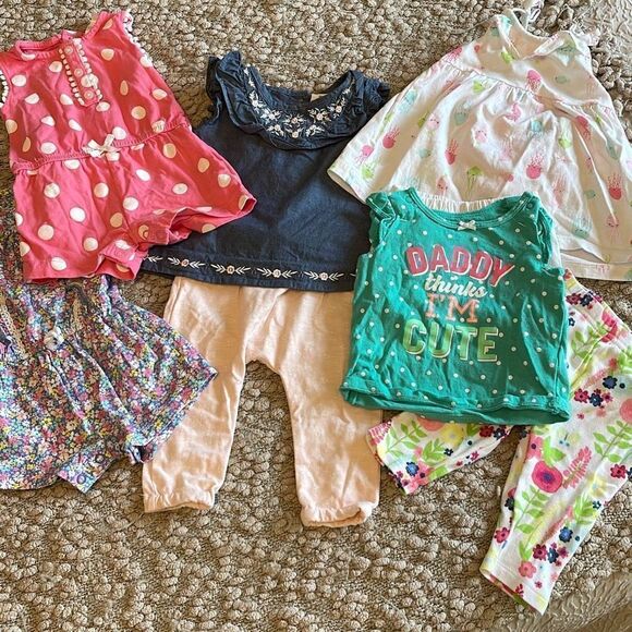 Baby Girl Bundle 3 months. Carters/Emma’s Garden. - Picture 1 of 10